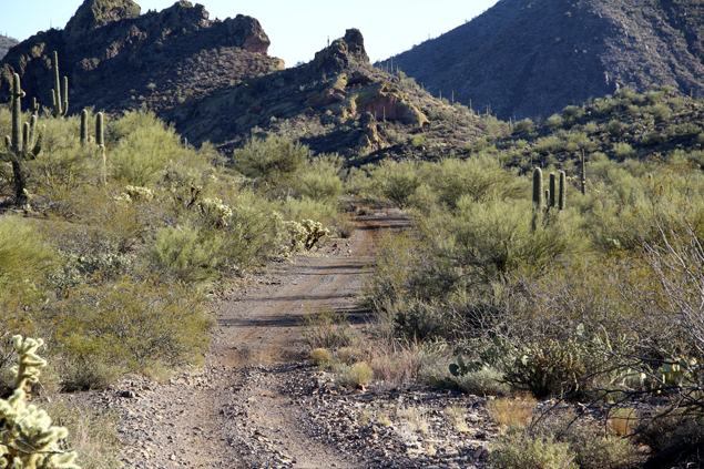 Trail near ranch property